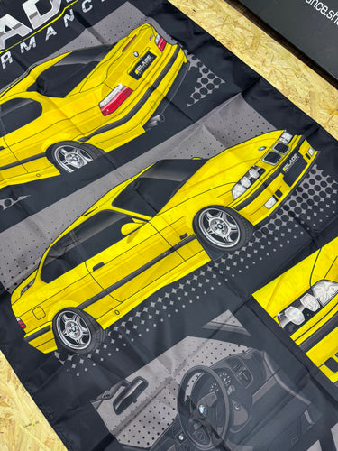 BMW E36 M3 Car Window Banner - Blade Performance UK