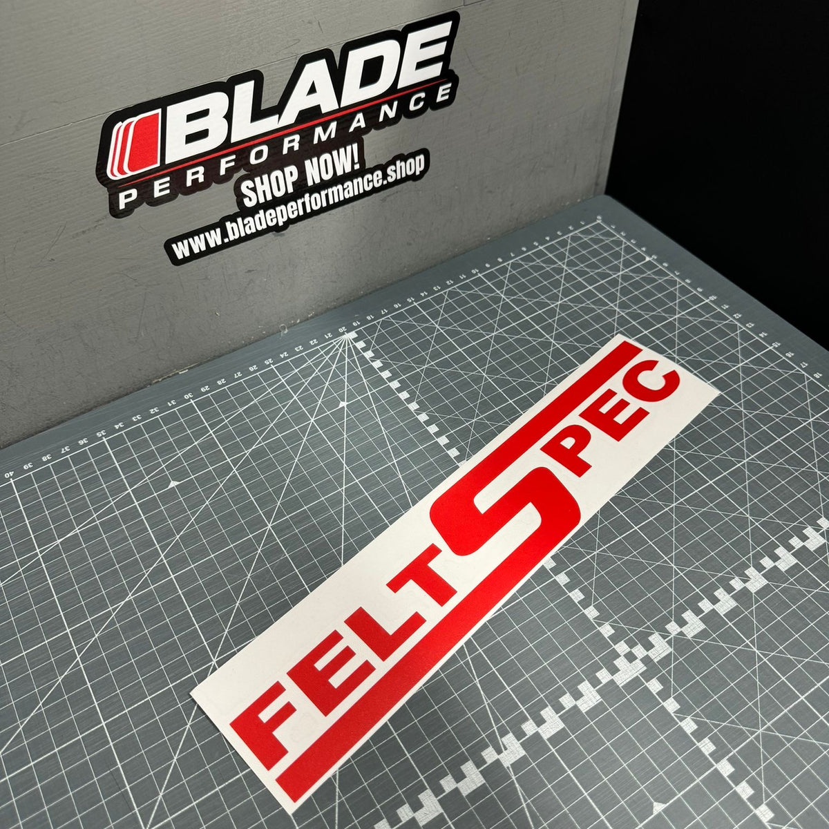 Felt Spec Window Sticker – Blade Performance