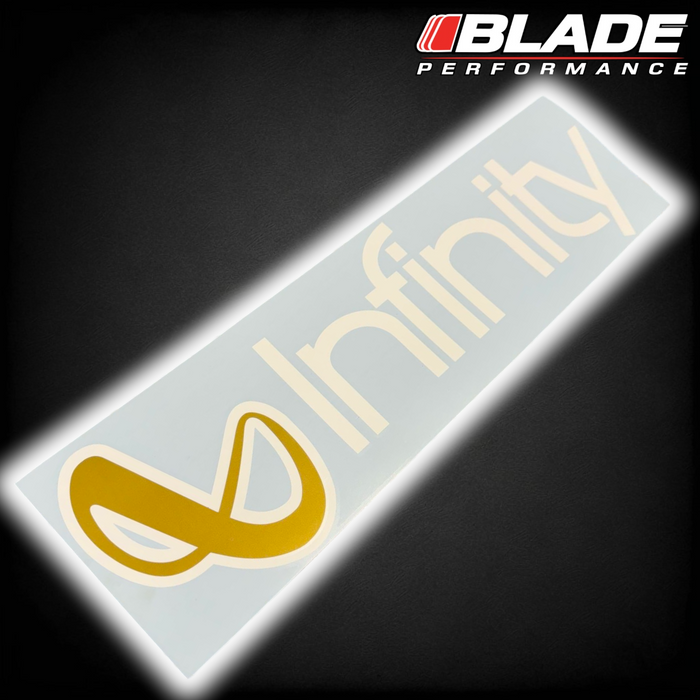 Large infinity Window Sticker