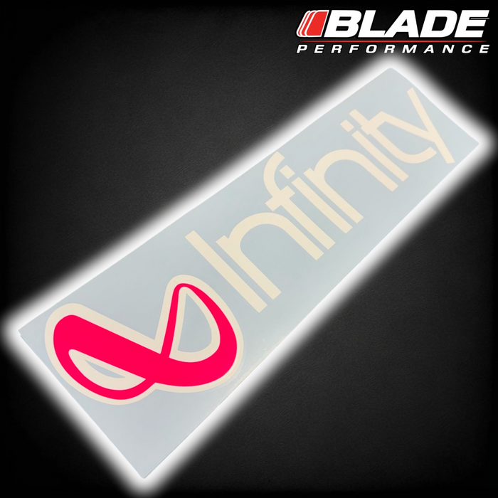 Large infinity Window Sticker