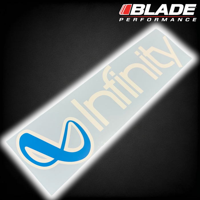 Large infinity Window Sticker