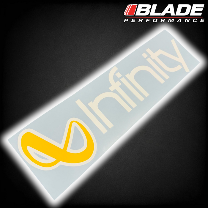 Large infinity Window Sticker