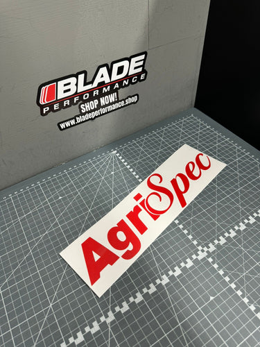 Agri Spec Car Window Sticker - Blade Performance UK