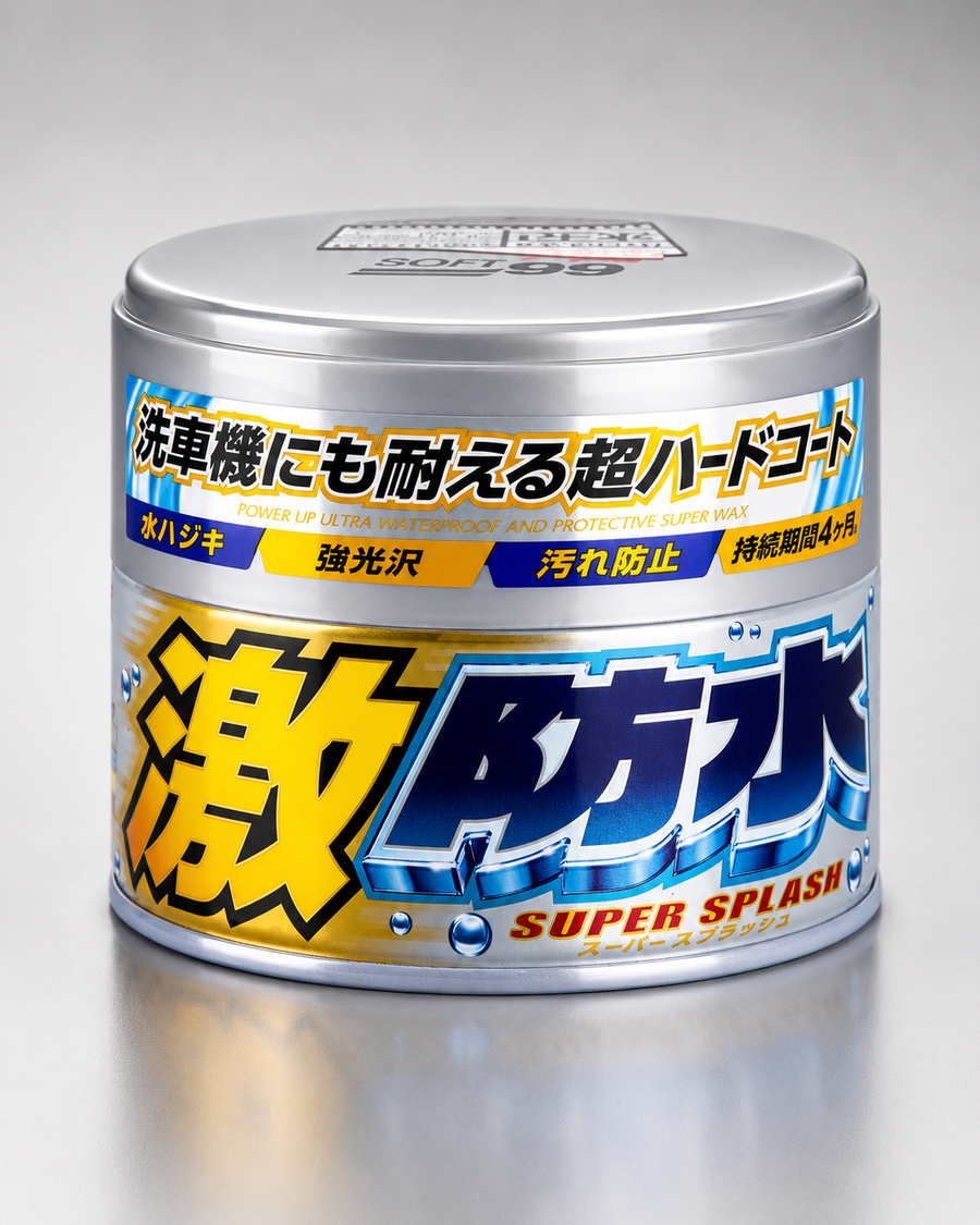 Super Splash – Hydrophobic Water Beading Wax for Light Cars