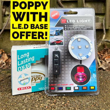 Poppy Air Freshener With L.E.D Base