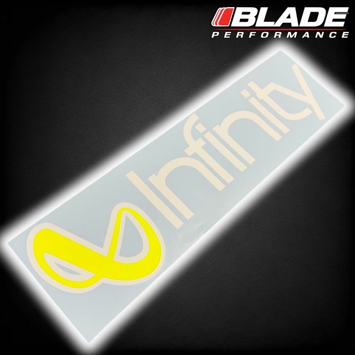 Large infinity Window Sticker