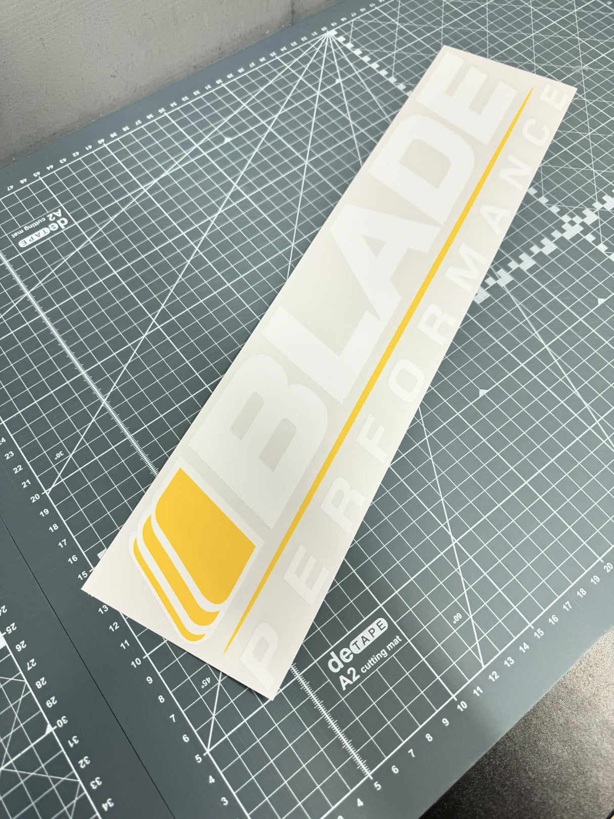 Blade Performance Window Sticker