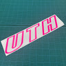 UTH 60cm Car Window Sticker - Blade Performance UK