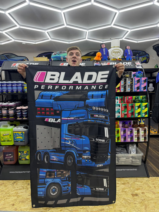 Scania R560 Blue Stream Banner