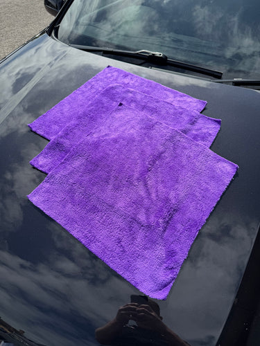 40x40cm Super Soft Coral Fleece Car Buffing Towel - Blade Performance UK