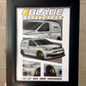 VW Caddy Framed Print - Blade Performance UK