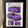 Lexus IS200 Framed Print - Blade Performance UK