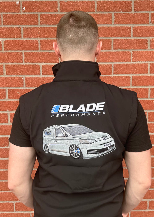 BLADE Caddy Soft Shell Gilet (BLUE)