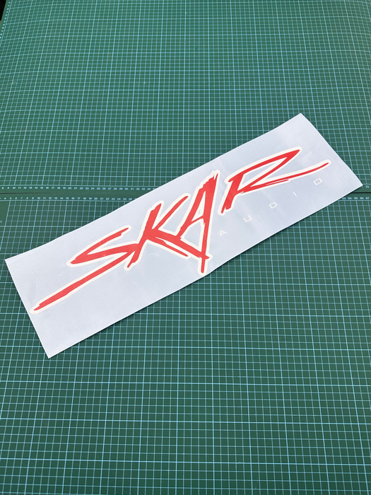 SKAR Audio Window Sticker 60cm