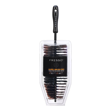 Fresso Wheel Brush Pro — soft dense bristles and welded ergonomic handle